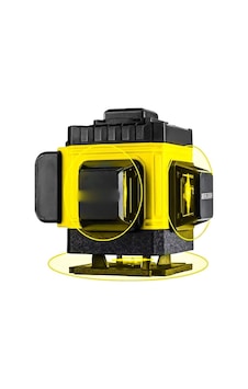 Pro Alman Kaucuk 360 12 Köşe Otomatik Hizalamalı Çizgili Lazer Metre Pro Alman Kaucuk 360 12 Köşe Otomatik Hizalamalı Çizgili Lazer Metre
