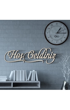 Kişiye Özel Hoş Geldiniz Ahşap Duvar Yazısı - A1 Kişiye Özel Hoş Geldiniz Ahşap Duvar Yazısı - A1