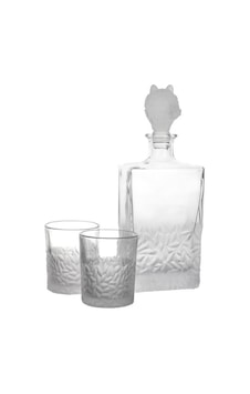 Mikasa Moor Buzlu Kurt Kapaklı Cam Viski Seti 3 Parça 800ml-280ml Diğer Mikasa Moor Buzlu Kurt Kapaklı Cam Viski Seti 3 Parça 800ml-280ml Diğer