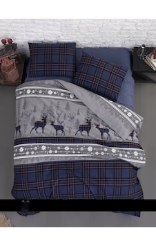 First Choice Flanel Nevresim Takımı Happiness Navy Blue Tek Kişilik First Choice Flanel Nevresim Takımı Happiness Navy Blue Tek Kişilik