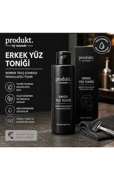 Produkt By Tanzade Erkek Yüz Toniği Berber Tıraş Sonrası Ferahlatıcı Ve Nemlendirici Bakım Losyonu 150 Ml Produkt By Tanzade Erkek Yüz Toniği Berber Tıraş Sonrası Ferahlatıcı Ve Nemlendirici Bakım Losyonu 150 Ml