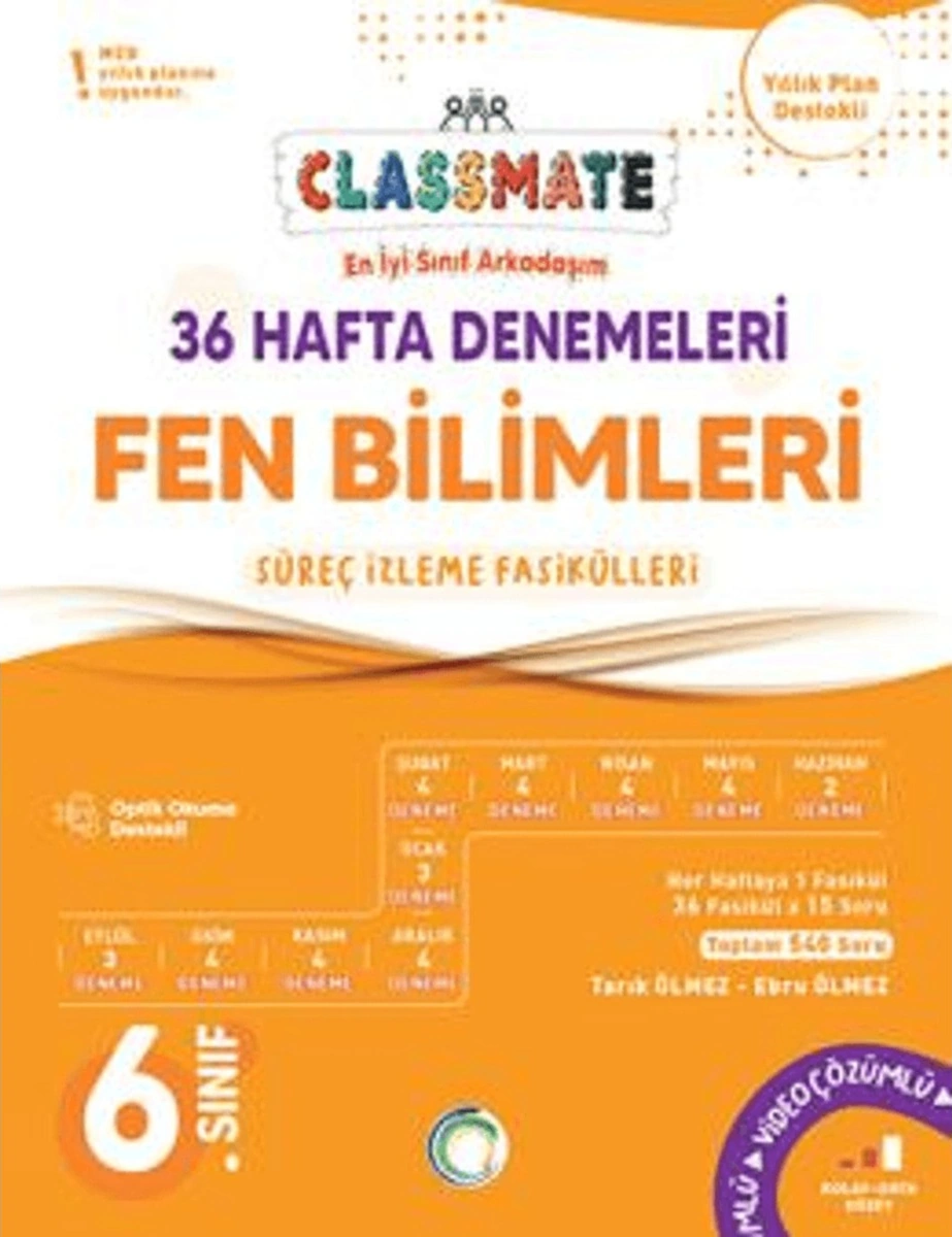 6. Sınıf Classmate 36 Hafta Denemeleri Fen Bilimleri 6. Sınıf Classmate 36 Hafta Denemeleri Fen Bilimleri