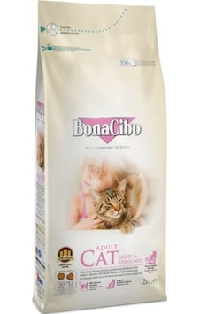 Bonacibo Adult Cat Light - Sterilised Kısırlaştırılmış Kediler İçin Yetişkin Kedi Maması 2 KG. Bonacibo Adult Cat Light - Sterilised Kısırlaştırılmış Kediler İçin Yetişkin Kedi Maması 2 KG.