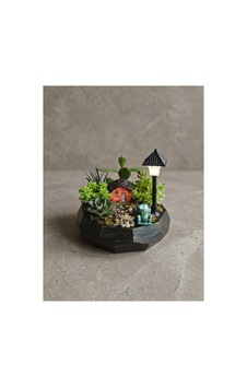 Işıklı Sokak Lambalı Mini Hobi Bahçesi Seti Işıklı Sokak Lambalı Mini Hobi Bahçesi Seti