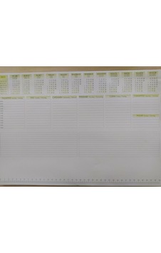 Keskin Color 28 40 Haftalık Masa Sümeni Aj-68 2021 Çok Renkli
