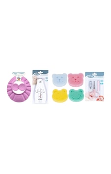 Bebek Banyo Seti Banyo Şapkası+banyo Derecesi+banyo Süngeri+tırnak Makas Seti Pembe Beyaz Bebek Banyo Seti Banyo Şapkası+banyo Derecesi+banyo Süngeri+tırnak Makas Seti Pembe Beyaz