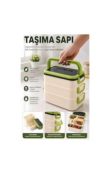 Renkli Beslenme Kutusu 3 Bölmeli 1 Adet 3 Bölmeli Beslenme Kabı Yemek Saklama Kabı Taşınabilir Lunch Box Okul Yeşil Renkli Beslenme Kutusu 3 Bölmeli 1 Adet 3 Bölmeli Beslenme Kabı Yemek Saklama Kabı Taşınabilir Lunch Box Okul Yeşil