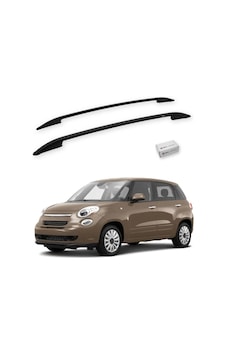 Turtle Fiat 500l 2013-2025 Tavan Çıtası Crown Siyah