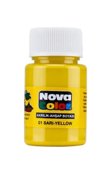 Nova Color Akrilik Boya 30 Ml Sarı - 2 Adet Sarı Nova Color Akrilik Boya 30 Ml Sarı - 2 Adet Sarı