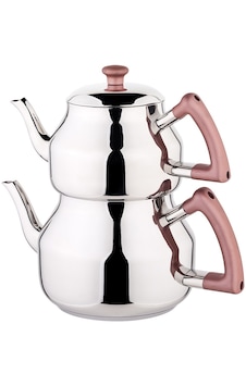 Özkent K-313 Marmaris Mini Boy Sade Rose Gold Çaydanlık Rose Altın