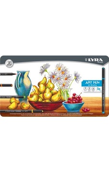 Lyra Hi-Quality Art Pen 30 Renk Metal   Kutu