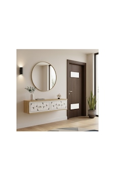 Da1207dbs Moka Dresuar Ve Antre Rafı Safirmeşe-beyaz-silver 120cm Safirmeşe - Beyaz - Gümüş Da1207dbs Moka Dresuar Ve Antre Rafı Safirmeşe-beyaz-silver 120cm Safirmeşe - Beyaz - Gümüş