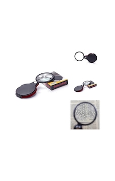 5x 60mm Cam Optik Lens,katlabilir,deri Kaplamalı Cep Büyüteçxx1051 5x 60mm Cam Optik Lens,katlabilir,deri Kaplamalı Cep Büyüteçxx1051