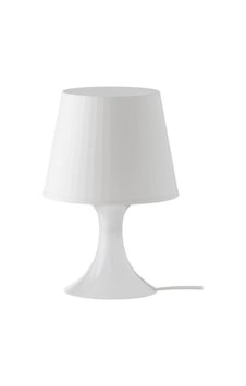 Beyaz Renk Abajur IKEA 40 W MeridyenDukkan 29 Cm Masa Lambası Aba Diğer