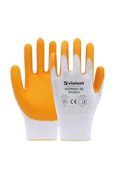 Violent Viomax Nitril Eldiven Sarı Beyaz No:10 - 432 Çift Beyaz Sarı Violent Viomax Nitril Eldiven Sarı Beyaz No:10 - 432 Çift Beyaz Sarı