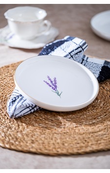 Acar Soft Royal Porselen Yuvarlak Tabak - 15 Cm