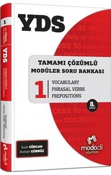 Modadil Yayınları YDS Tamamı Çözümlü Soru Bankası Serisi 1- Modadil Yayınları