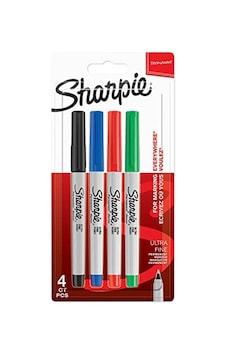 Sharpie Ultra Fine, Süper İnce Uç, Karışık 4'lü Paket 103 Ivory Sharpie Ultra Fine, Süper İnce Uç, Karışık 4'lü Paket 103 Ivory