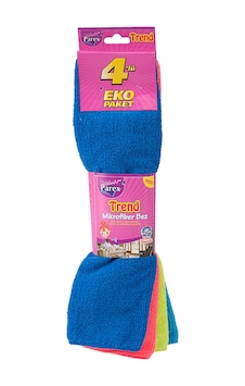 Parex Trend Mikrofiber Temizlik Bezi 4 Adet Çok Renkli Parex Trend Mikrofiber Temizlik Bezi 4 Adet Çok Renkli