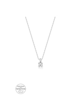 Union Swarovski Zirconia Kadın Tektaş Gümüş Kolye Gümüş Union Swarovski Zirconia Kadın Tektaş Gümüş Kolye Gümüş