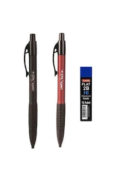 Versatil Kalem Sınav/eskiz Kalemi Bordo - Siyah 1.8 Mm + Mikro Kalem Ucu 2b 1.8 Mm Versatil Kalem Sınav/eskiz Kalemi Bordo - Siyah 1.8 Mm + Mikro Kalem Ucu 2b 1.8 Mm