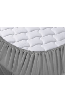 Menderes Home Cotton Collection Ranforce Çift Kişilik Fitted Düzboya Gri