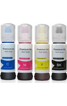 Epson 103 Uyumlu 4 Renk Takım Mürekkep L1110/L3110/L3111/L3150/L3151/L51 Epson 103 Uyumlu 4 Renk Takım Mürekkep L1110/L3110/L3111/L3150/L3151/L51
