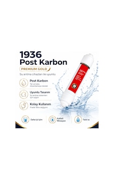 1936 Premium Gold Post Karbon Su Arıtma Filtresi 408069480 1936 Premium Gold Post Karbon Su Arıtma Filtresi 408069480