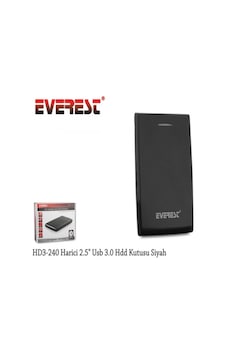 Everest Hd3-240 Harici 2.5 Usb 3.0 Hdd Kutu Siyah