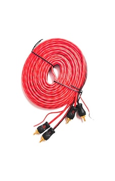 Ben Audio Anfi Kablosu 2rca 2rca Şaseli 5mt Kırmızı Ben Audıo Fx-5b