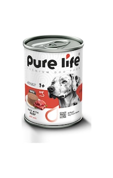 Pure Life Pate Sığır Etli Yetişkin Köpek Konserve Mama 400 G Pure Life Pate Sığır Etli Yetişkin Köpek Konserve Mama 400 G