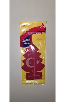 Falken Bubblegum Türk Bayrapı Oto Kokusu Falken Bubblegum Türk Bayrapı Oto Kokusu