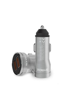 Sc20b Araç Çakmaklık Şarj Aleti 3.1a Çift Usb Giriş