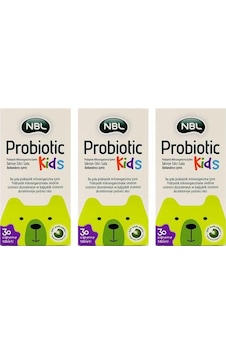 Nbl Probiotic Kids 30 Çiğneme Tableti 3 Adet Nbl Probiotic Kids 30 Çiğneme Tableti 3 Adet