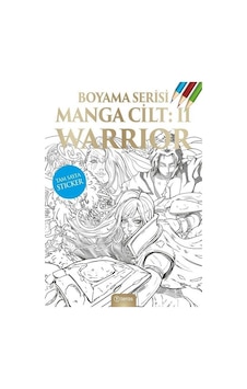 Manga Boyama Cilt 2 - Warrior- Teras Kitap
