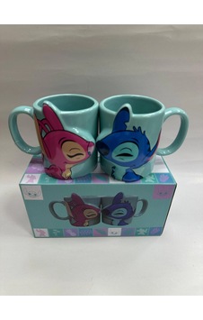 Öpüşen Stitch 2li Kupa Bardak Elx38543-6c014 Öpüşen Stitch 2li Kupa Bardak Elx38543-6c014