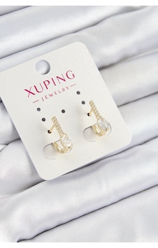 Xuping Zirkon Taşlı I Model Gold Renk Kadın Küpe Altın Xuping Zirkon Taşlı I Model Gold Renk Kadın Küpe Altın