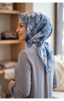 Moonscarfs Moonscarf Soft Pamuk Eşarp Mavi 329-113 Çok Renkli Moonscarfs Moonscarf Soft Pamuk Eşarp Mavi 329-113 Çok Renkli