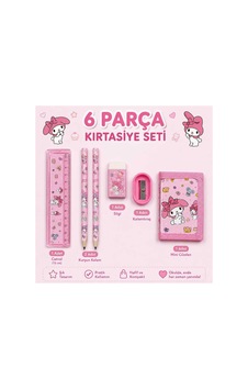 6 Parça Pembe Sevimli Karakter Kırtasiye Okul Seti 6 Parça Pembe Sevimli Karakter Kırtasiye Okul Seti