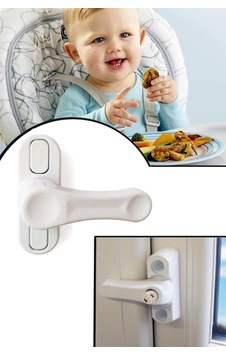 10 Adet Bebek Ve Çocuk Güvenlik Kilidi - Pimapen Pvc Kapı Pencere Emniyet Kilidi Mandalı - Beyaz 10 Adet Bebek Ve Çocuk Güvenlik Kilidi - Pimapen Pvc Kapı Pencere Emniyet Kilidi Mandalı - Beyaz