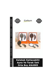 Özel Üretim Kelebek Katlanabilir Ayna Ve Tarak Seti Orta Boy Alk4985 Özel Üretim Kelebek Katlanabilir Ayna Ve Tarak Seti Orta Boy Alk4985