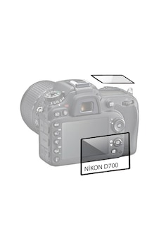 Fotga Lcd Ekran Koruyucu Nikon D700 İçin Siyah