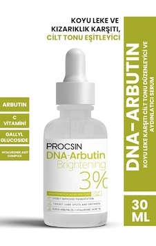 Procsın Dna-Arbutin Koyu Leke Karşıtı Cilt Tonu Düzenleyici ve Aydınlatıcı Serum 30 ML Procsın Dna-Arbutin Koyu Leke Karşıtı Cilt Tonu Düzenleyici ve Aydınlatıcı Serum 30 ML