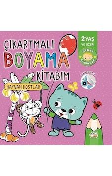 Çıkartmalı Boyama Kitabım-hayvan Dostlar