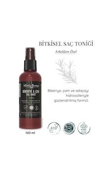 Erkeklere Özel Saç Toniği Biberiye & Çam Özlü Dökülme Karşıtı Ve Canlandırıcı Bakım 100 Ml