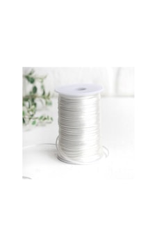Bimotif Beyaz Floş İp Sıçan Kuyruğu , 2 Mm 25 Metre Bimotif Beyaz Floş İp Sıçan Kuyruğu , 2 Mm 25 Metre