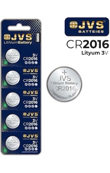 Jvs Cr2016 Düğme Pil 5li Jvs Cr2016 Düğme Pil 5li