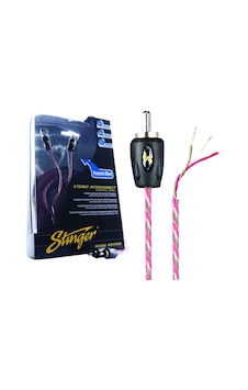 Stinger Sı421.5 4000 Serisi 2 Kanal Rca Ara Bağlantı Kablosu 45 Cm Stinger Sı421.5 4000 Serisi 2 Kanal Rca Ara Bağlantı Kablosu 45 Cm