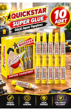 10 Adet Super Glue Güçlü Japon Yapıştırıcı 1,5 G Hızlı Kuruyan Çok Amaçlı Yapıştırıcı 10 Adet Super Glue Güçlü Japon Yapıştırıcı 1,5 G Hızlı Kuruyan Çok Amaçlı Yapıştırıcı