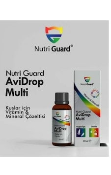 Avi Drop 20 Ml Kuş Vitamini - Tüy Çıkarıcı, İştah Açıcı Ve Güçlendirici